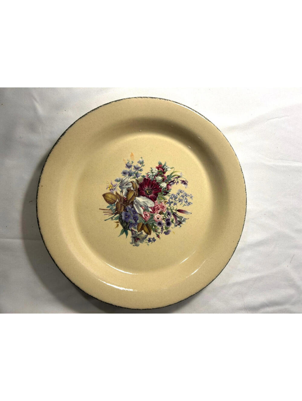Vintage Home & Garden Party Floral 2000 Splendor Stoneware Dinner Plate